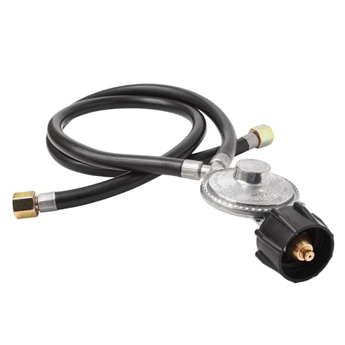 Flame King 2-Ft Y-Splitter Propane Regulator Double Hose Outlet Deal