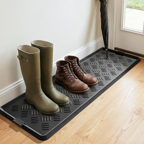 Tchdio Extra Large Rubber Boot Tray 16" x 47.5"