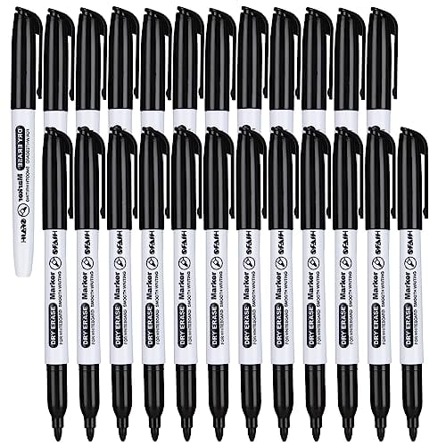 Fine Tip Dry Erase Markers 12-Pack Deal