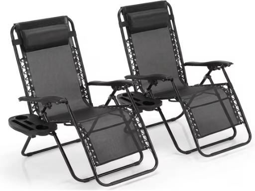 2-Pack Alvantor Zero Gravity Folding Lounge Chairs Deal