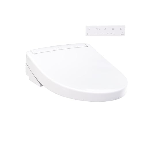 TOTO WASHLET S5 Electronic Bidet Toilet Seat with Instantaneous Water Heating, PREMIST and EWATER+ Wand Cleaning, Elongated, Cotton White Deal