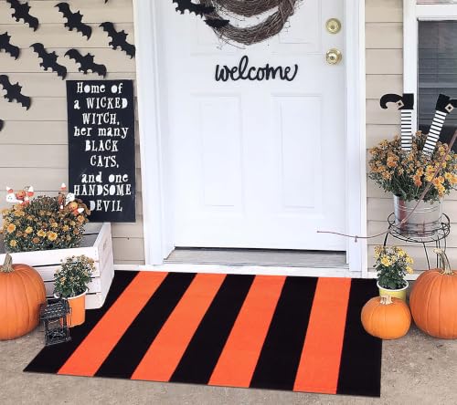 Striped Layered Doormat 2x3'