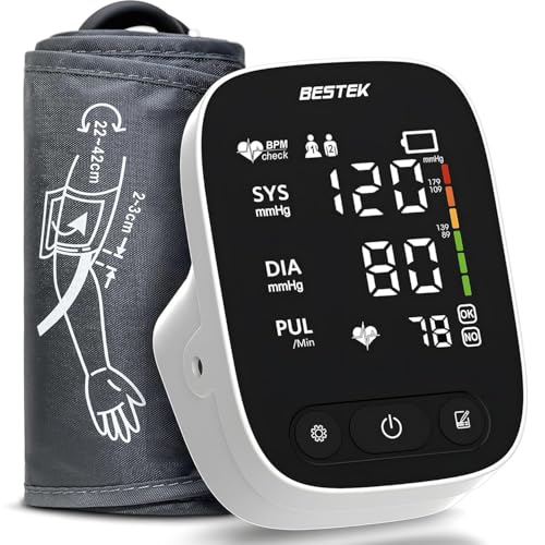 BESTEK Automatic Arm Blood Pressure Monitor (9"-17" Adjustable Cuff) Deal