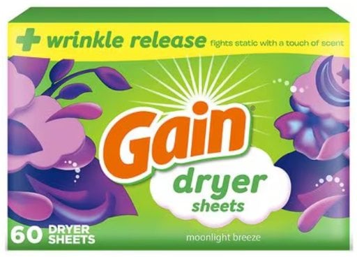 Gain Dryer Sheets 60-Count Deal