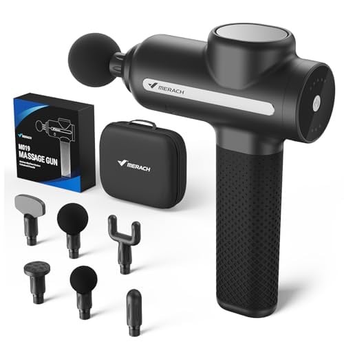 MERACH 6 Head & 5 Speeds Deep Tissue Massage Gun Deal