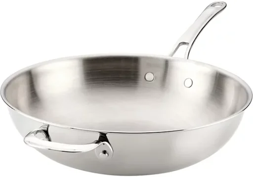 Anolon EverLast Stainless Steel 12.5" Tri-Ply Clad Stir Fry Pan Deal