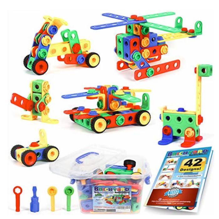 101-Piece Brickyard Building Blocks STEM Toy Deal