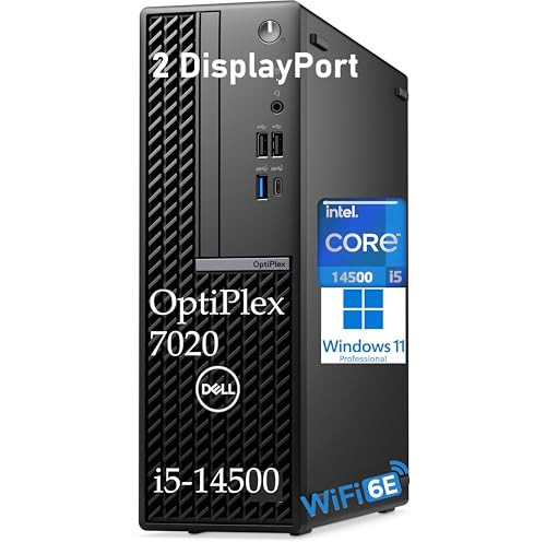 Dell OptiPlex 7020 Desktop Computer SFF, 7000 Small Dekstops PC, 32GB DDR5 RAM