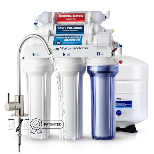 iSpring RCC7AK NSF Certified 75 GPD Alkaline 6-Stage Reverse Osmosis System Deal