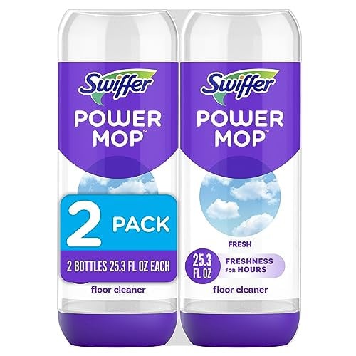 2-Pack 25.35-Ounce Swiffer PowerMop Floor Cleaning Solution Refill (Fresh Scent) Deal