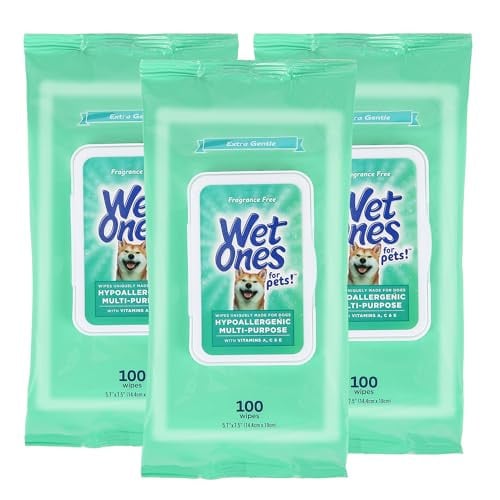 Wet Ones Multi Purpose Pets Wipes 3-Pack 100-Count