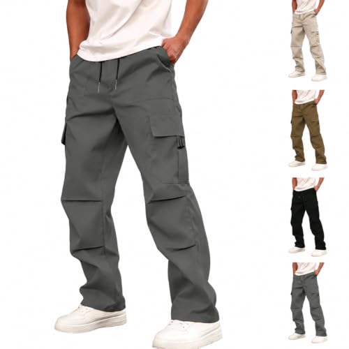 Men Breathable Multi Pocket Work Pants Deal