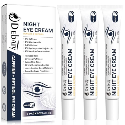 DEBAIY 3% Caffeine Eye Cream (3 Pack 15g Each)