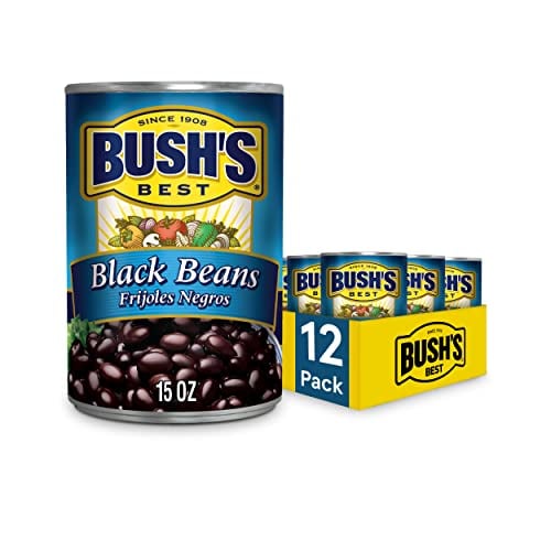12-Pack 15-Oz Bush's Best Canned Black Beans Deal