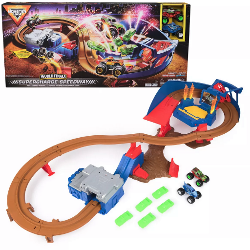 Monster Jam Supercharge Speedway Playset