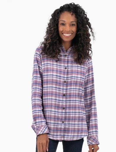 Dickies Women's Plaid Flannel Long Sleeve Shirt