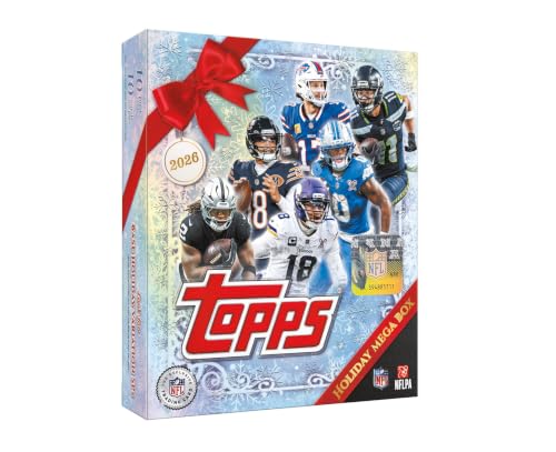 2026 Topps NFL Holiday Football Factory Sealed Mega Box