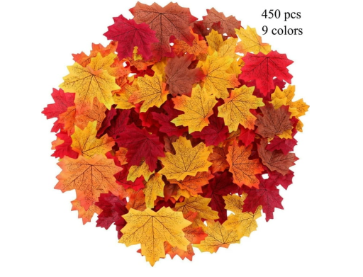 Artificial Fall Leaves Decoration 450-Pcs