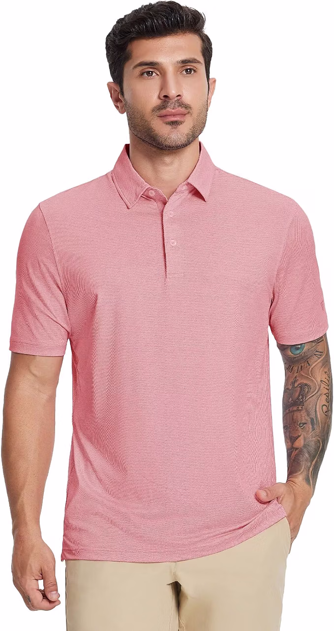 M MAELREG Polo Moisture Wicking Shirt Deal