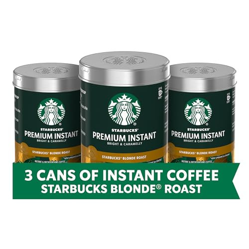2 x 3-Pack 3.17-Oz Starbucks Premium Instant Coffee, Blonde Roast