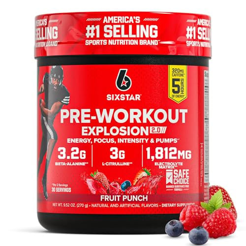 Six Star Pre-Workout Powder, Fruit Punch (30 Servings) Deal