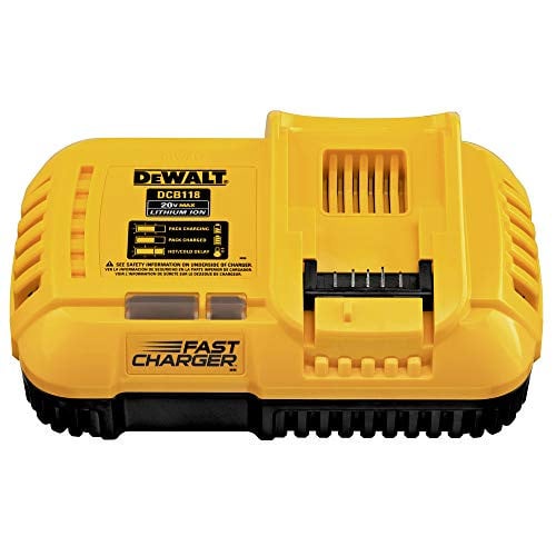 DEWALT 20V MAX/FLEXVOLT Lithium-Ion Fan Cooled Rapid Battery Charger (DCB118)