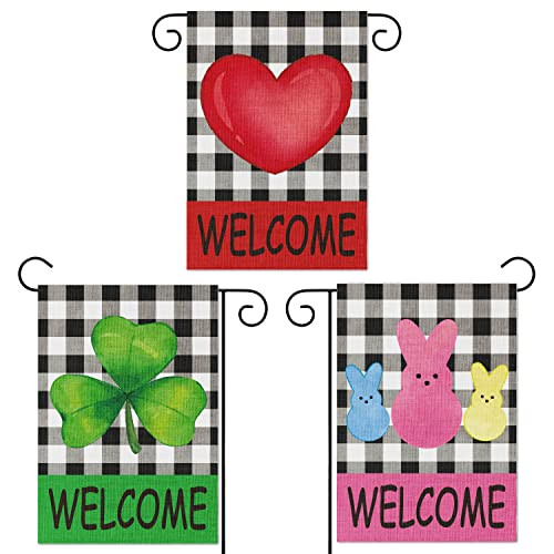 Holiday Garden Flag Set 3-Pack