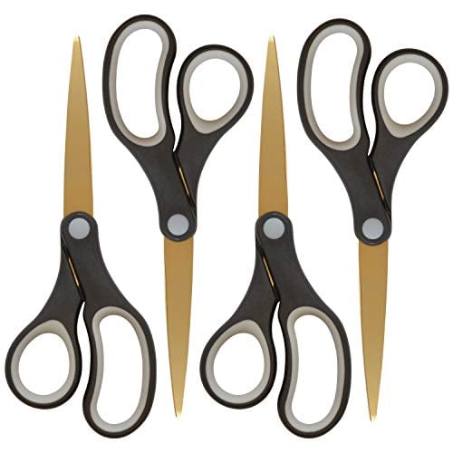 Westcott 8-Inch Titanium-Bonded Scissors 4-Pack Deal
