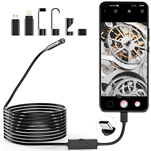 Endoscope Snake Borescope Inspection Camera 16.5 FT/5M Deal