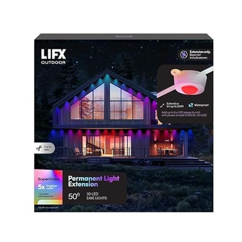 LIFX Permanent Outdoor Smart RGBW LED Strip Light Extension 50-Ft Deal