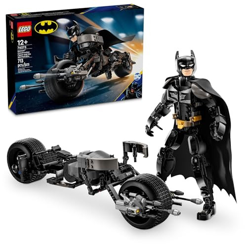 LEGO DC Comics Super Heroes - Batman Construction Figure and the Bat-Pod Bike (713-Piece)