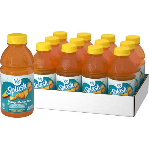 12-Pack 16-Oz V8 Splash Mango Peach Flavored Juice Beverage