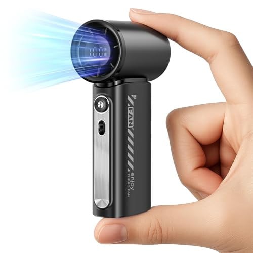 Koonie 5" 100 Speed Rechargeable Portable Handheld Mini Turbo Fan Deal