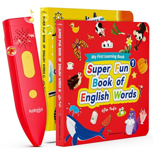 KOKODI Talking Pen Books Sets for Kids (Vocabulary or Nursery Rhymes)