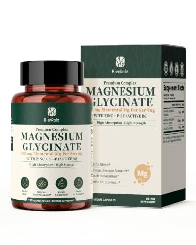 Magnesium Glycinate Premium Supplement 275mg Deal