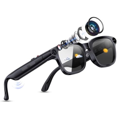 AI Smart Glasses with 13MP Camera, Bluetooth Audio Deal