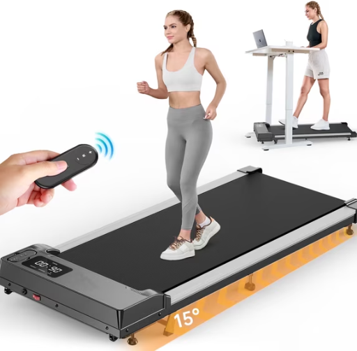 2.5 HP Patbrela Under Desk Treadmill w/ Incline