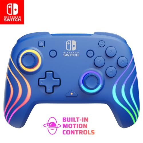 PDP Afterglow Wave Wireless RGB Gaming Controller for Nintendo Switch