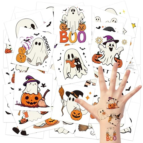 Halloween Temporary Tattoos, 144 Count
