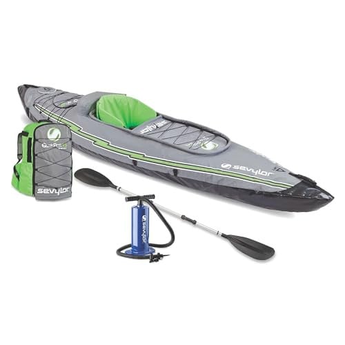 Sevylor QuickPak K5 24 Gauge PVC Polyester 1 Person Inflatable Kayak Deal