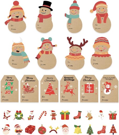 520 Count Christmas Gift Tags
