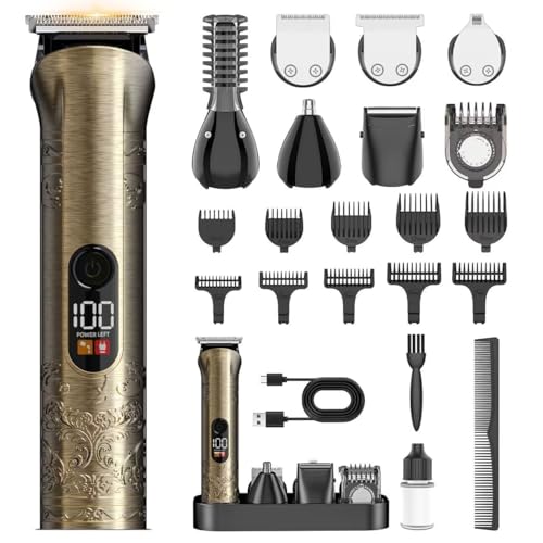 Solati Beard Trimmer & Hair Clipper Grooming Kit (Gold) Deal