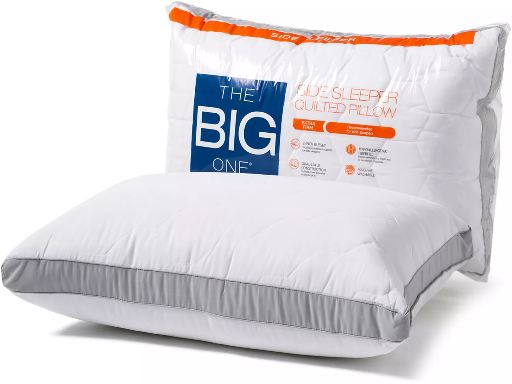 The Big One Quilted Side Sleeper Bed Pillows 2-Pack Deal