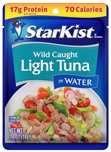 StarKist Chunk Light Ready To Eat Tuna in Water, 2.6 Oz. Pouch