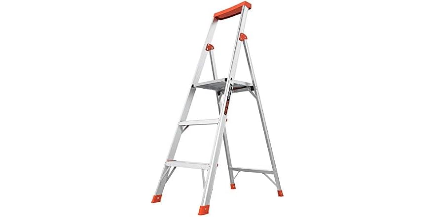 Little Giant Flip-N-Lite 5-ft Aluminum Step Ladder, 300-lb Type IA