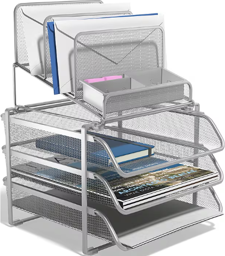 Staples TRU RED All-In-One 10-Compartment Wire Mesh Compartment Storage Deal