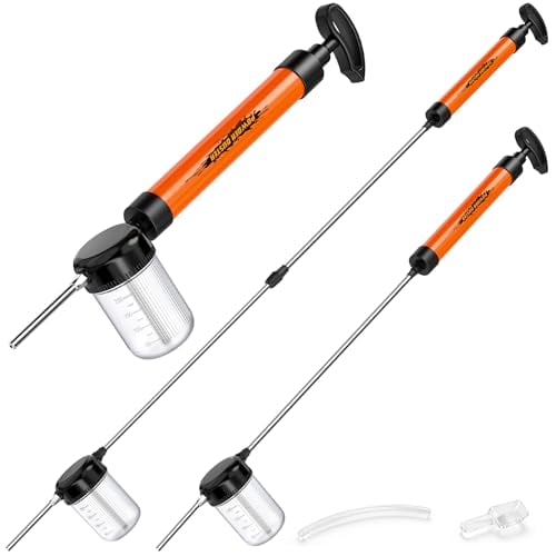 MEKASS 250ml Diatomaceous Earth Powder Duster w/ Adjustable Rod (Orange)