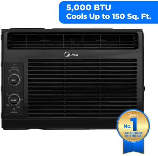 Midea 5,000 BTU Mechanical Window Air Conditioner