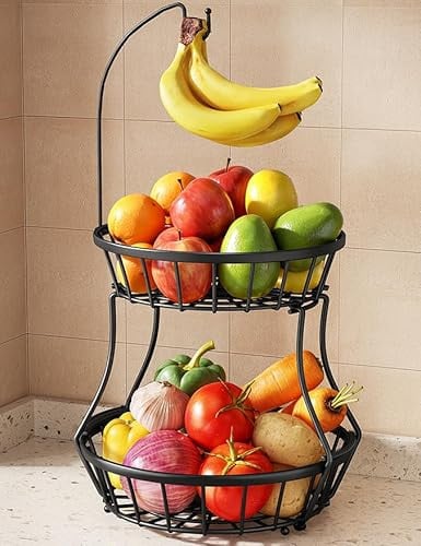 2-Tier Fruit Basket Bowl Deal