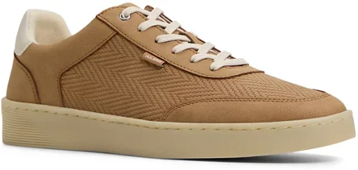 ALDO Men's Ariano Lace Up Sneaker, Open Tan